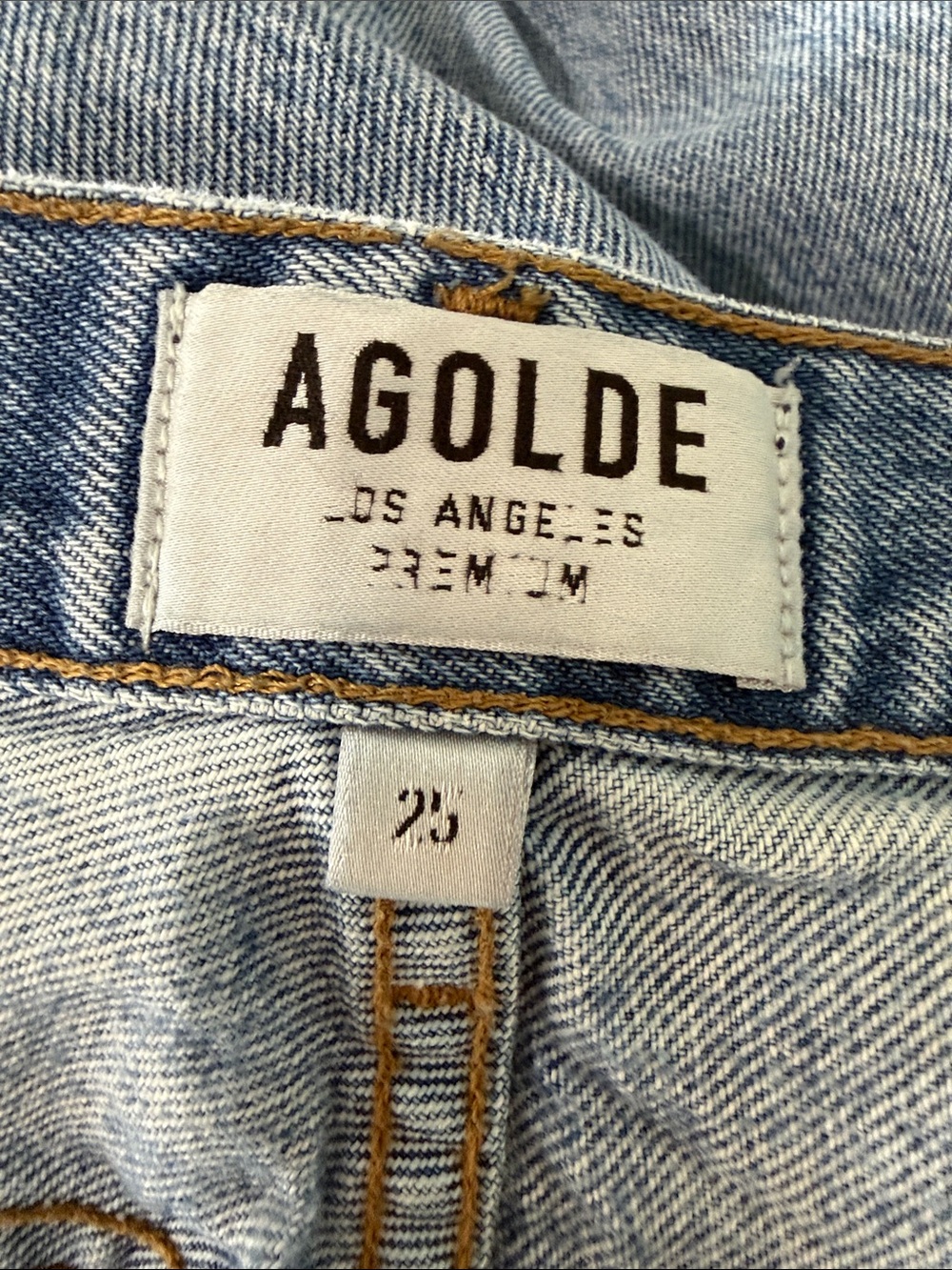 AGOLDE Riley High Rise Straight Cropped Denim Jeans - Picture 8 of 13